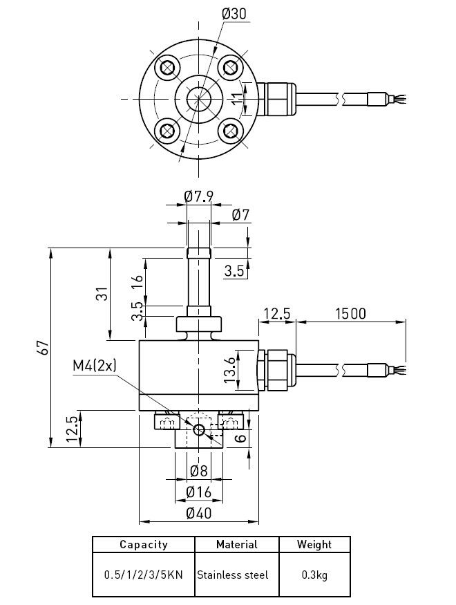 注文の産業ステンレス鋼の荷重計センサー、荷重計の重量を量るタンク
